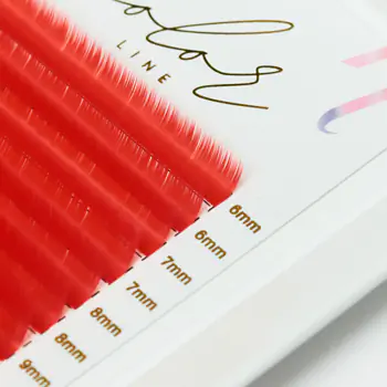 Вії Color Line RED