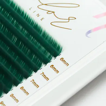 Вії Color Line GREEN