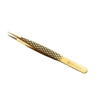 Пінцет для вій Noble Gold PRO 6