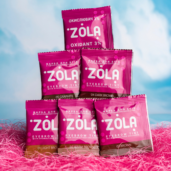 Фарба для брів ZOLA у саше
