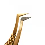 Пінцет для вій Noble Gold PRO 1 2