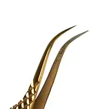 Пінцет для вій Noble Gold PRO 4 3