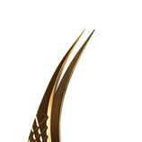 Пінцет для вій Noble Gold PRO 5 3