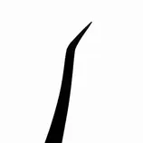 Пінцет Plasma Black Curved 3