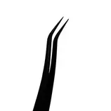Пінцет Plasma Black Curved 2