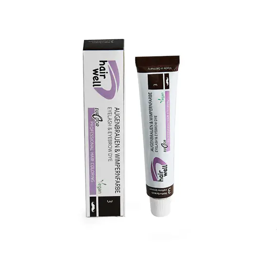 Хна для брів і вій HairWell Натуральний коричневий