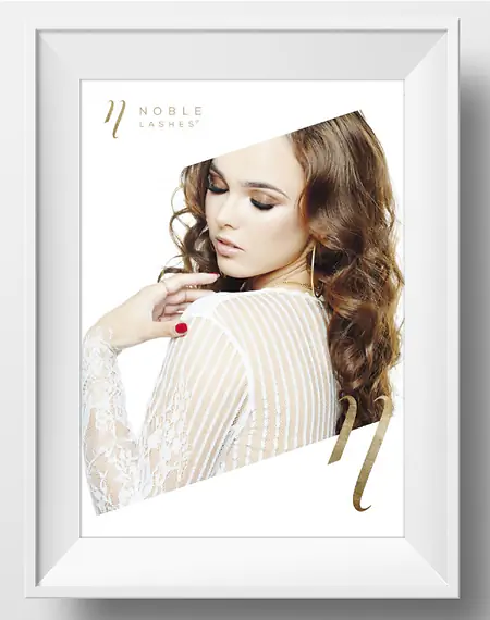 Плакат Noble Lashes Delicate