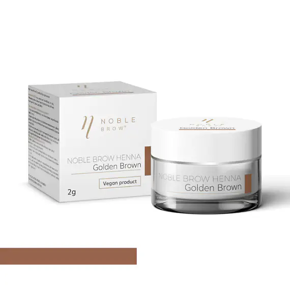 Хна пудрова для брів Noble Brow - Golden Brown