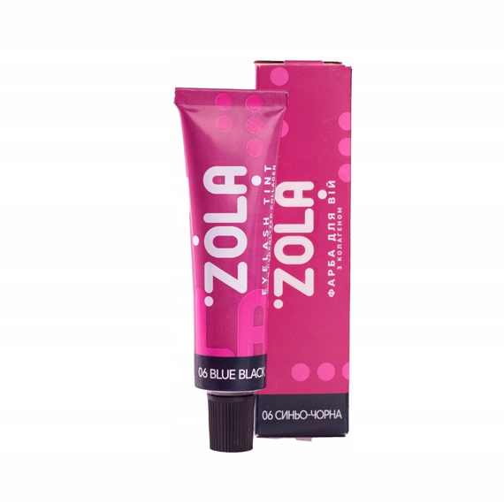 Фарба для вій ZOLA 06 BLUE BLACK