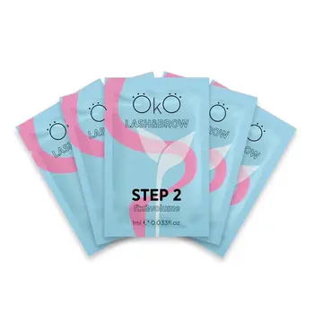 Засіб для ламінування вій та брів STEP 2 FIX&VOLUME, коробка з 5 саше