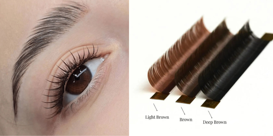 Коричневі вії Wave Brown