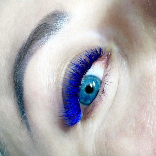 Color line - blue