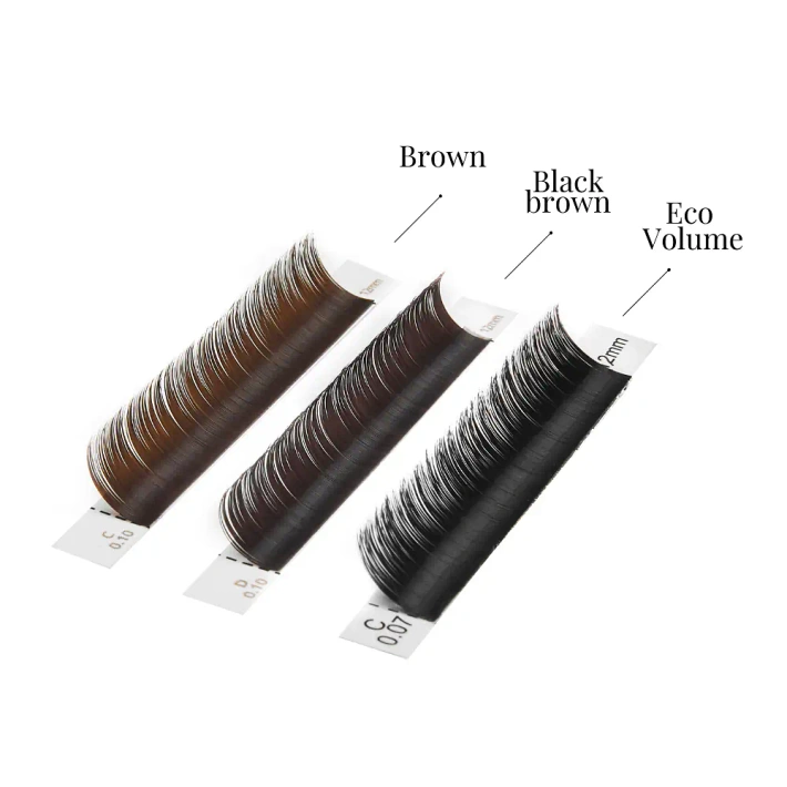 Вії Brown Line відтінок Black Brown