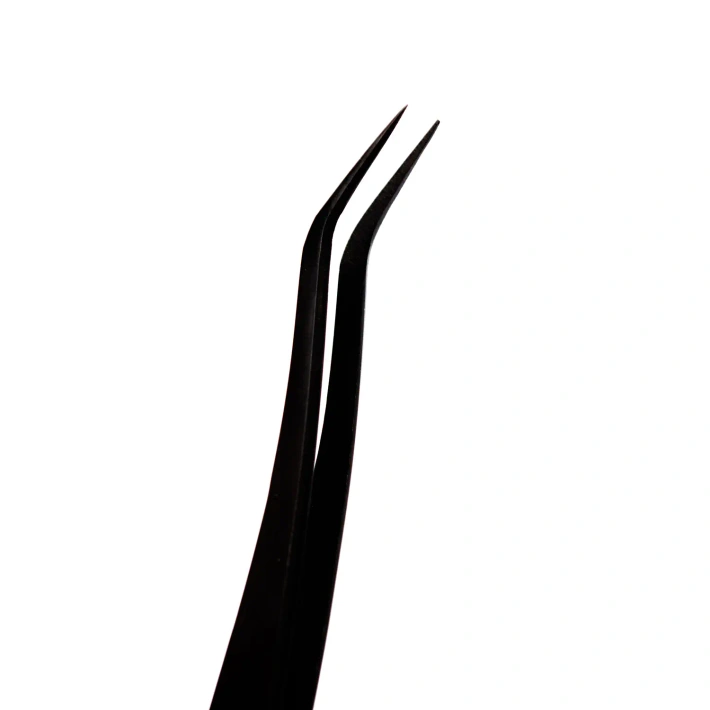 Пінцет Plasma Black Curved