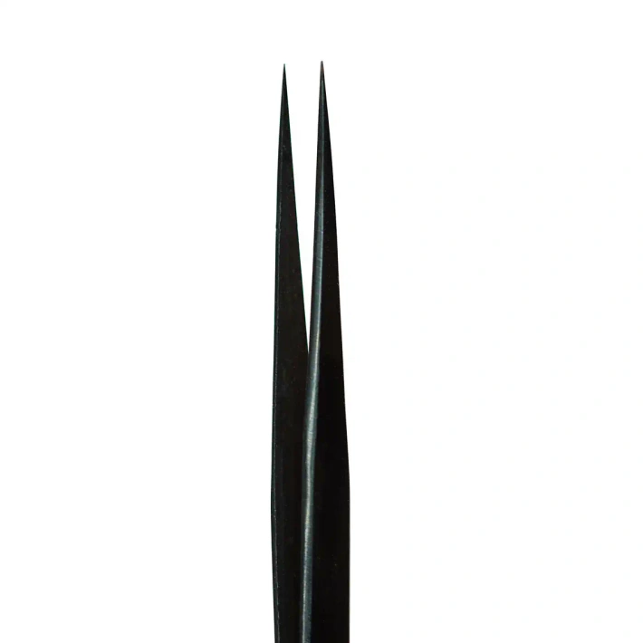 Пінцет Plasma Black Straight